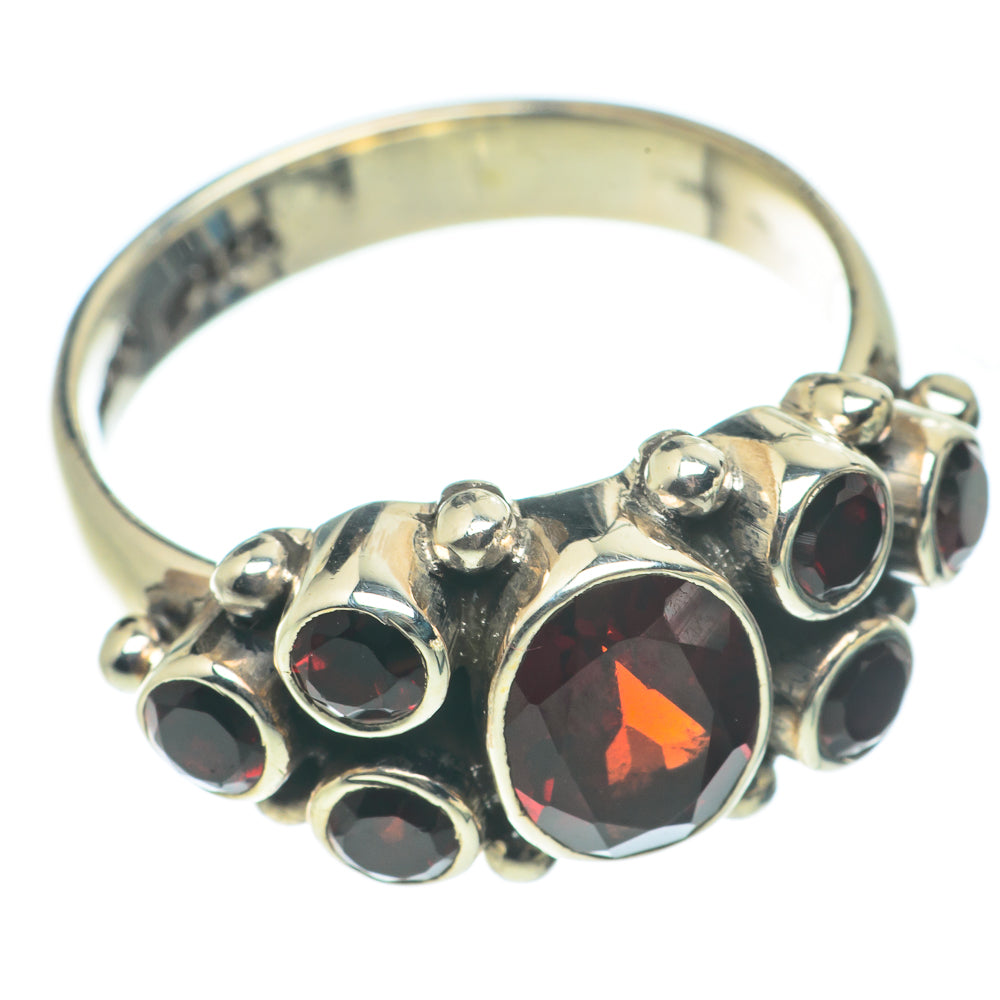 Garnet Rings handcrafted by Anasilvercos - RING65715