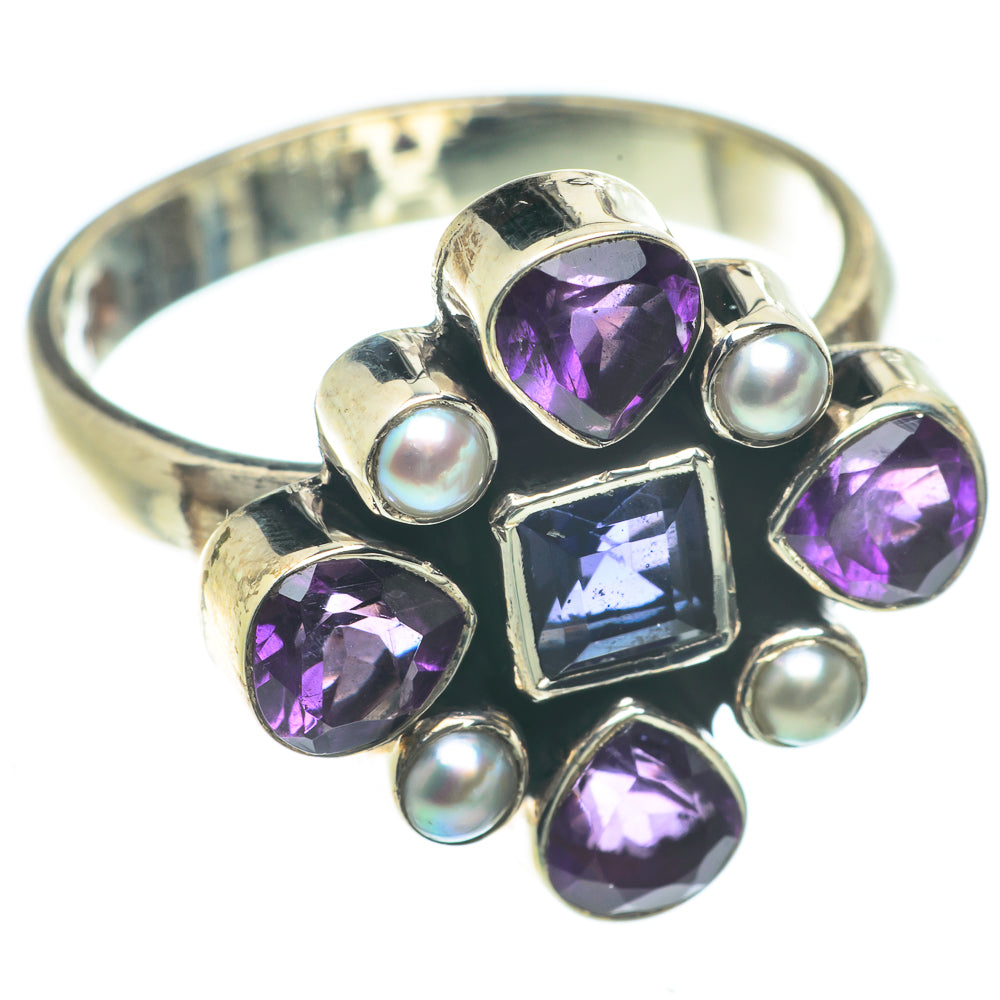 Amethyst Rings handcrafted by Anasilvercos - RING65718