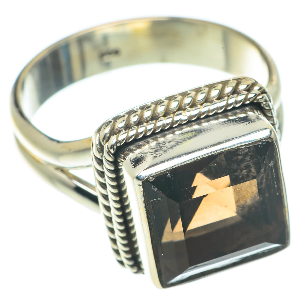 Smoky Quartz Rings handcrafted by Anasilvercos - RING65740