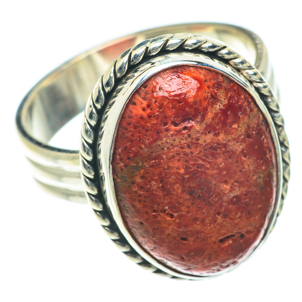 Sponge Coral Rings handcrafted by Anasilvercos - RING65741