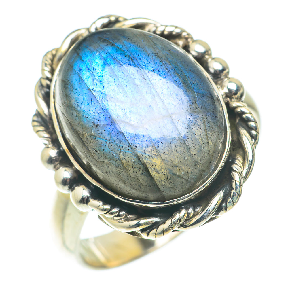 Labradorite Rings handcrafted by Anasilvercos - RING65761
