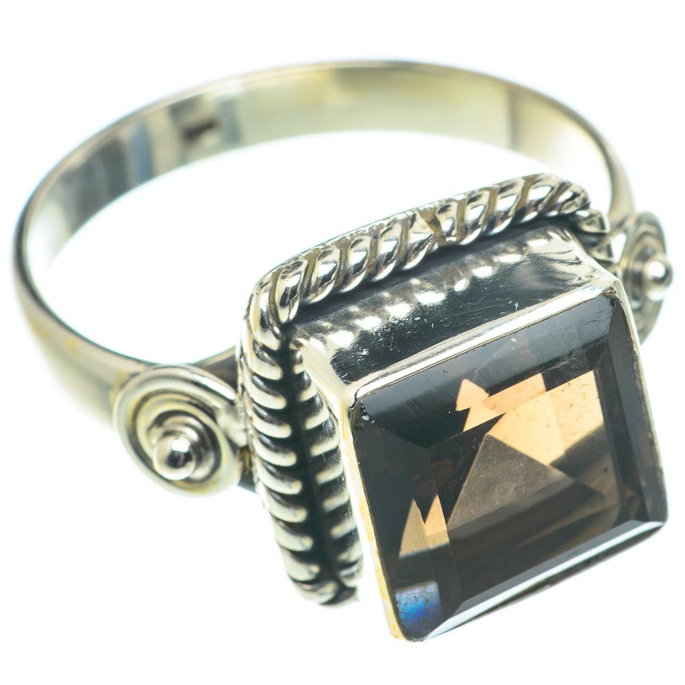 Smoky Quartz Rings handcrafted by Anasilvercos - RING65767