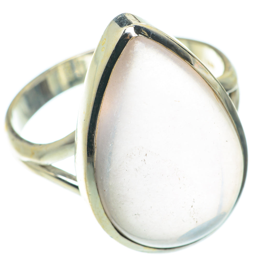 Rose Quartz Rings handcrafted by Anasilvercos - RING65772