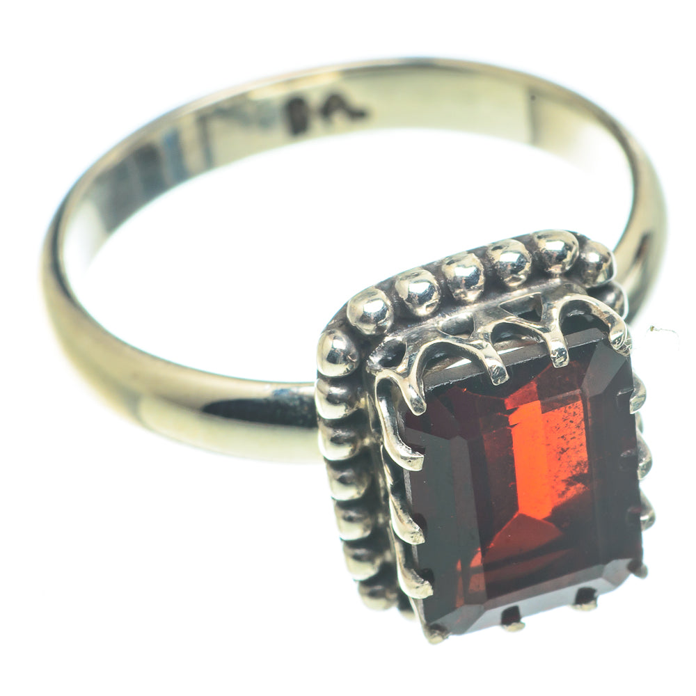 Garnet Rings handcrafted by Anasilvercos - RING65773