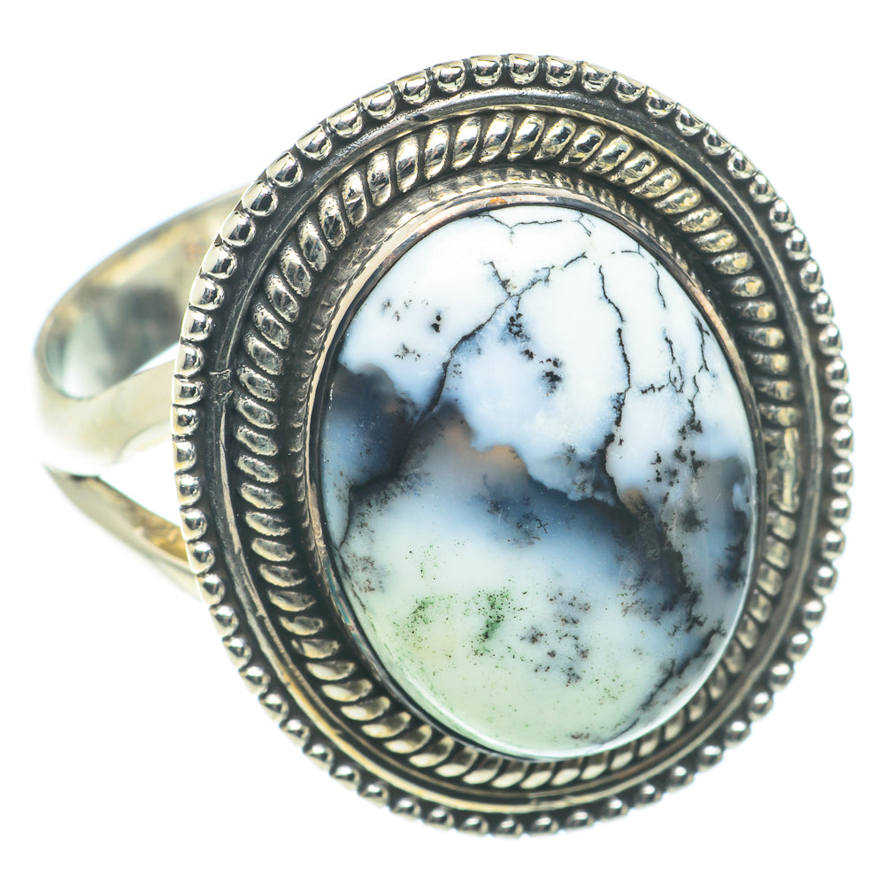Dendritic Opal Rings handcrafted by Anasilvercos - RING65781