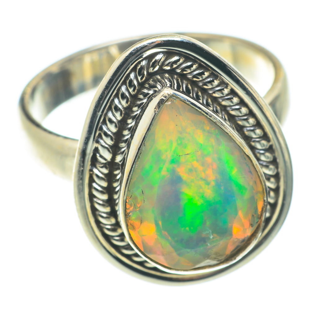 Ethiopian Opal Rings handcrafted by Anasilvercos - RING65784