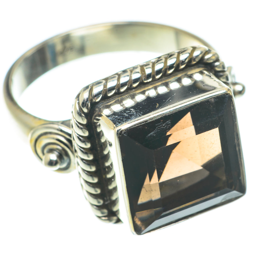 Smoky Quartz Rings handcrafted by Anasilvercos - RING65795