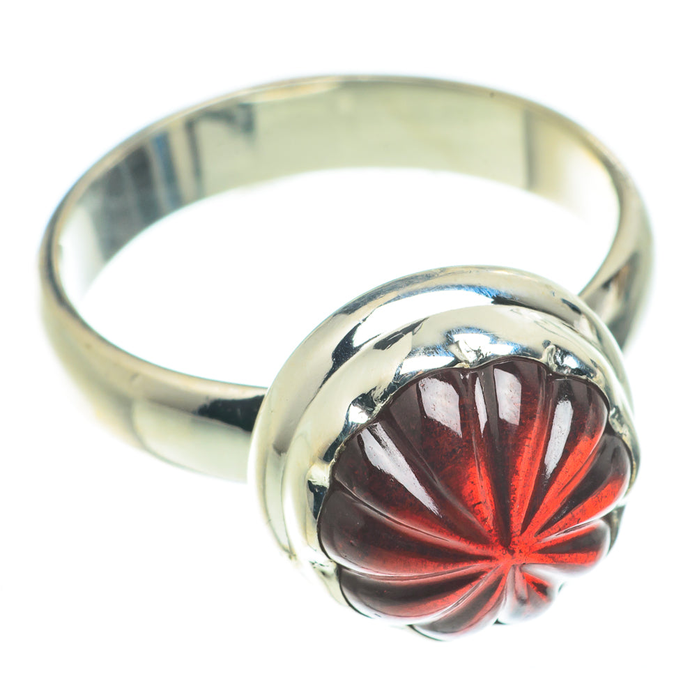 Garnet Rings handcrafted by Anasilvercos - RING65801