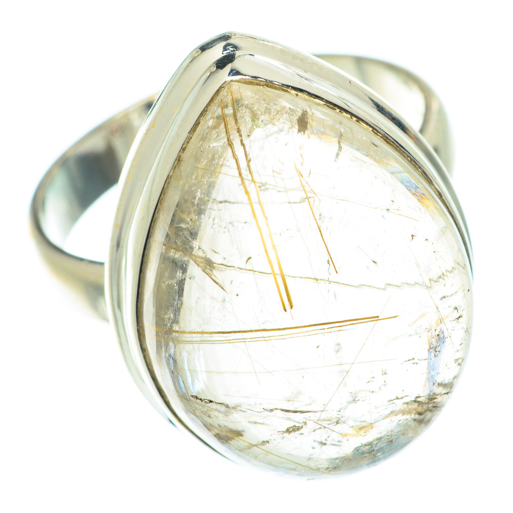 Rutilated Quartz Rings handcrafted by Anasilvercos - RING65803
