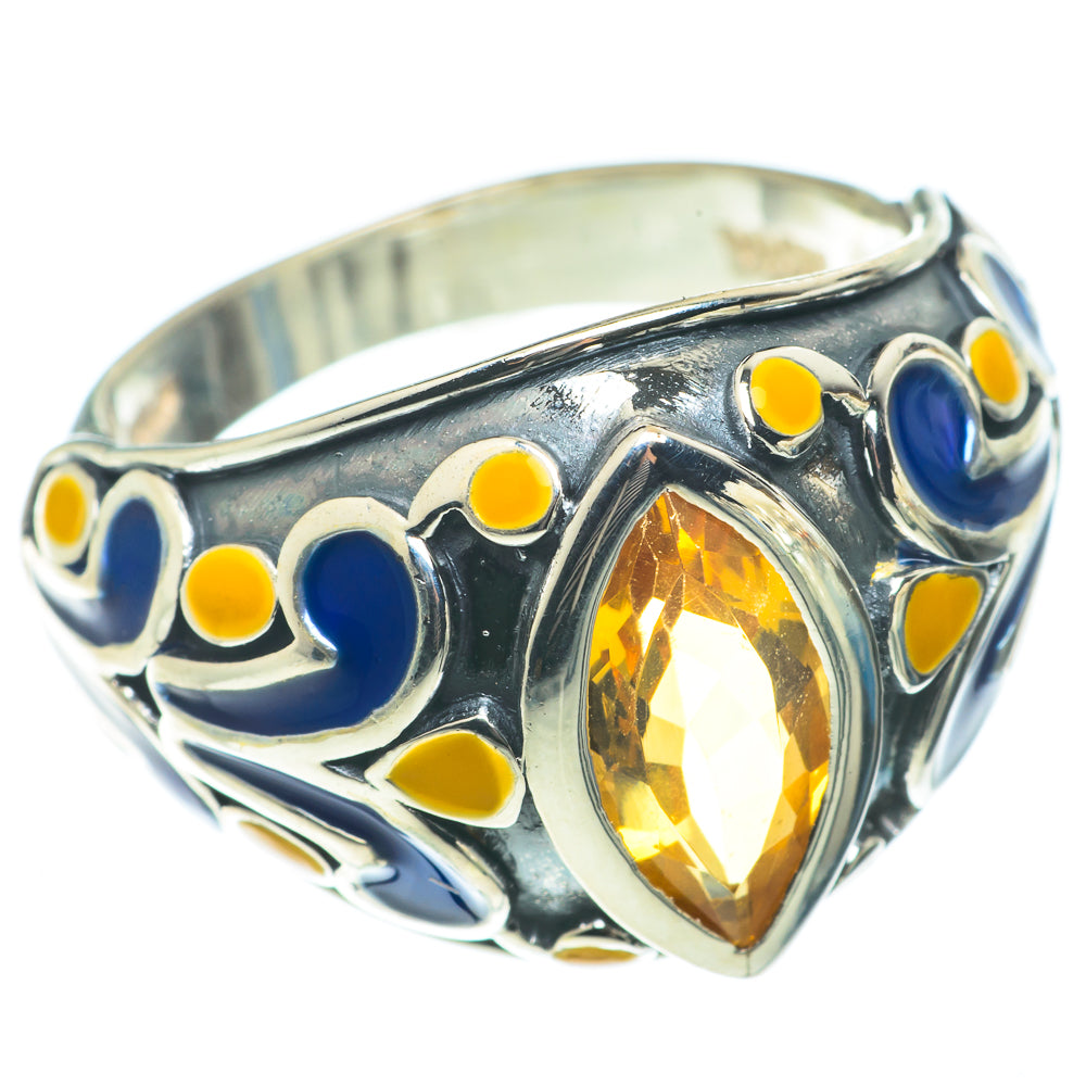 Citrine Rings handcrafted by Anasilvercos - RING65808