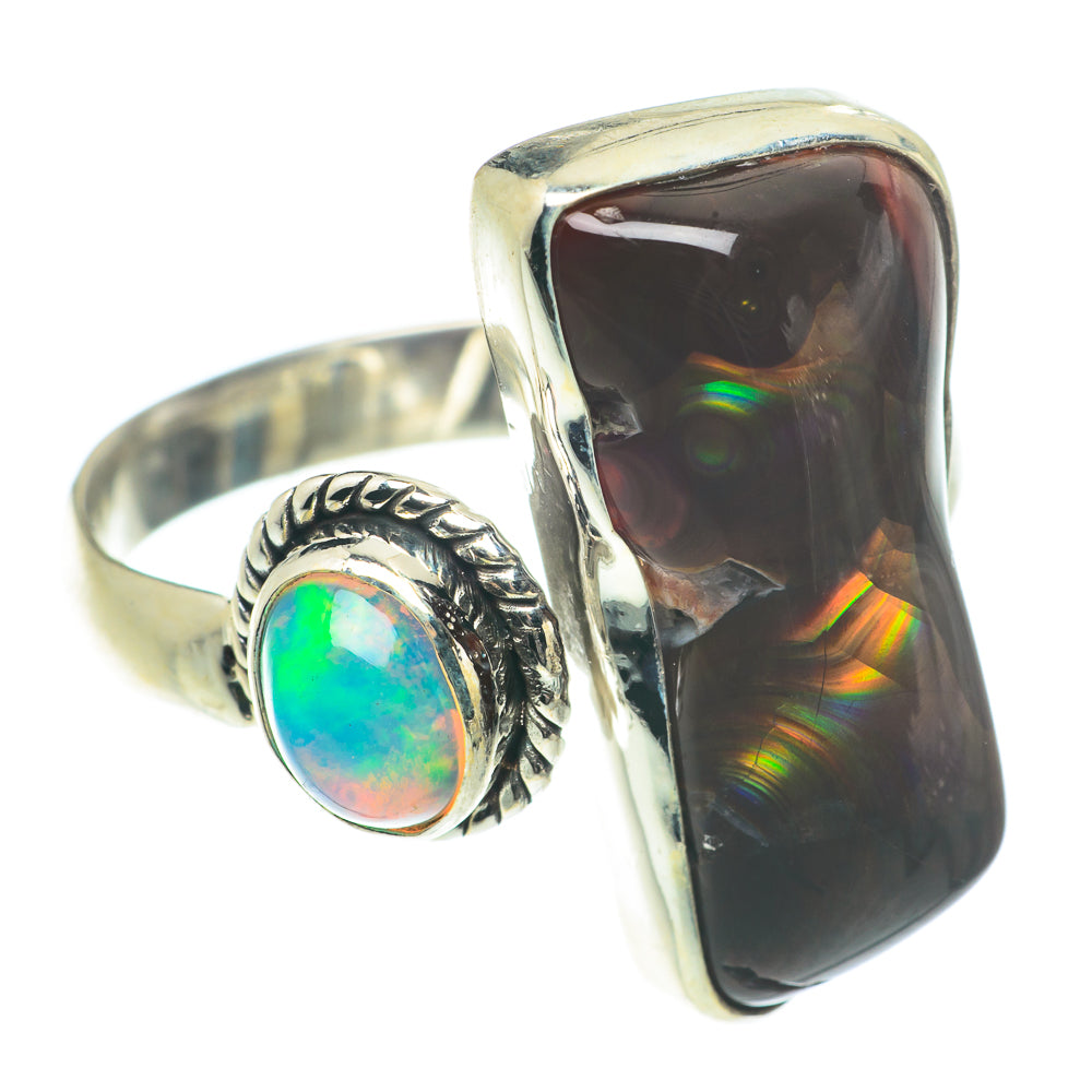 Mexican Fire Agate Rings handcrafted by Anasilvercos - RING65810