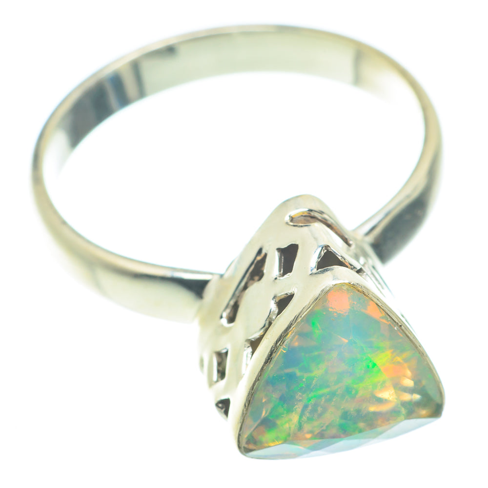 Ethiopian Opal Rings handcrafted by Anasilvercos - RING65812