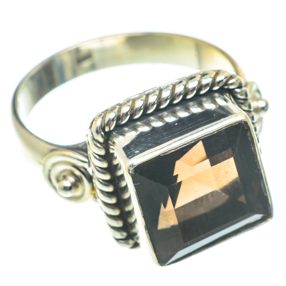 Smoky Quartz Rings handcrafted by Anasilvercos - RING65819