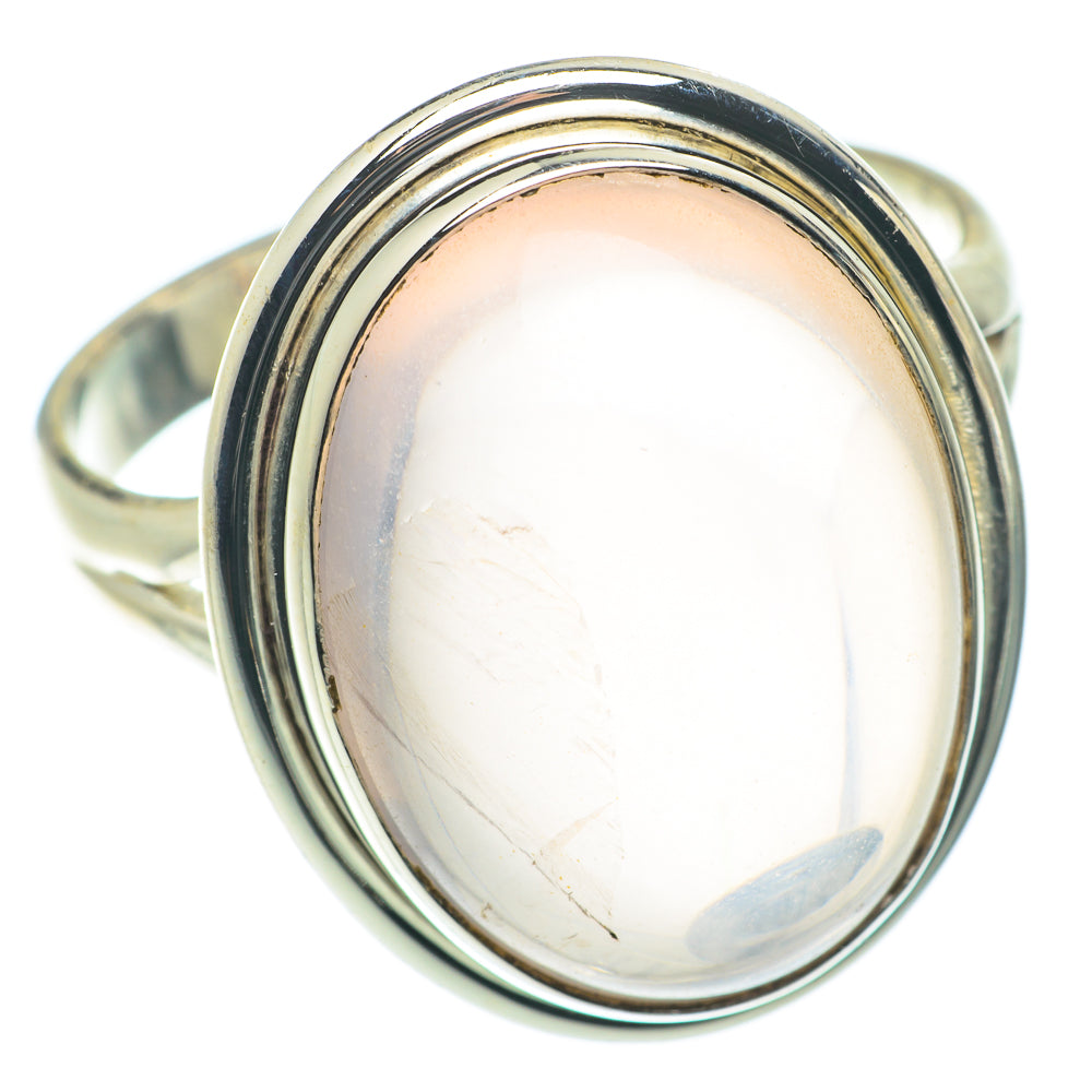 Rose Quartz Rings handcrafted by Anasilvercos - RING65843