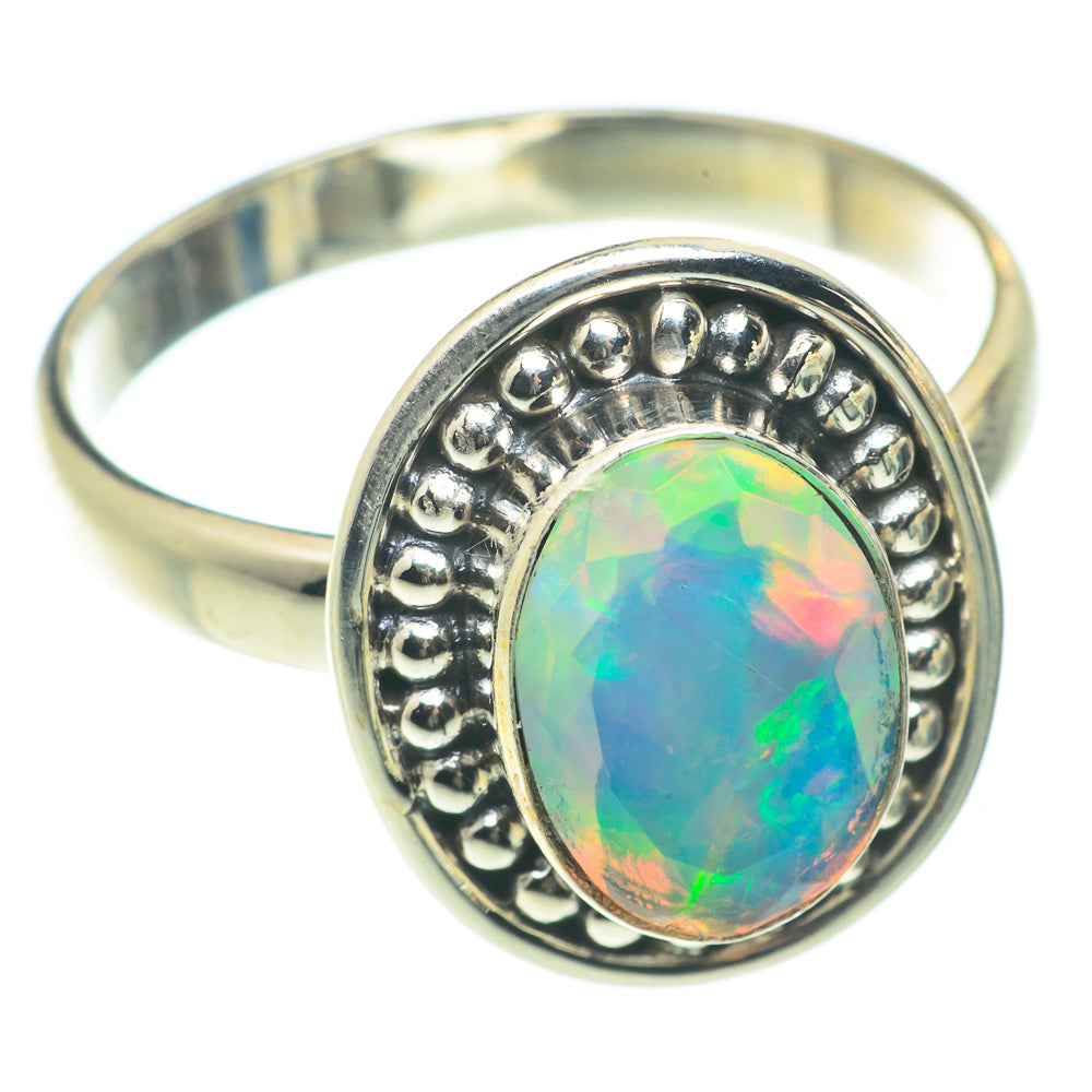 Ethiopian Opal Rings handcrafted by Anasilvercos - RING65852