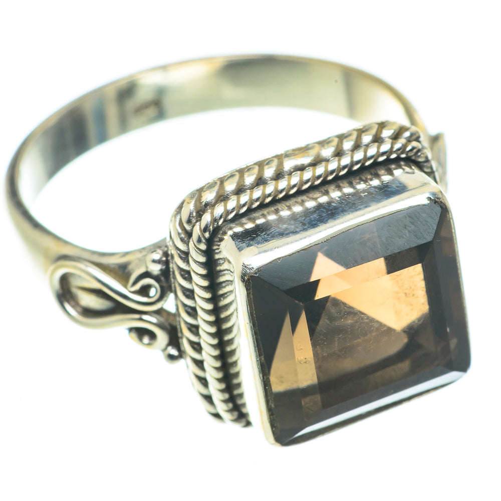 Smoky Quartz Rings handcrafted by Anasilvercos - RING65861