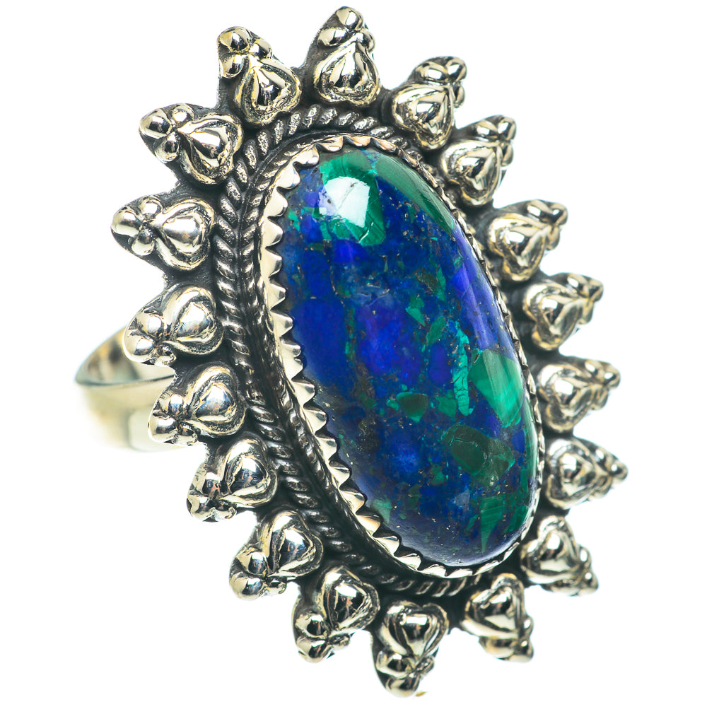 Azurite Rings handcrafted by Anasilvercos - RING65880