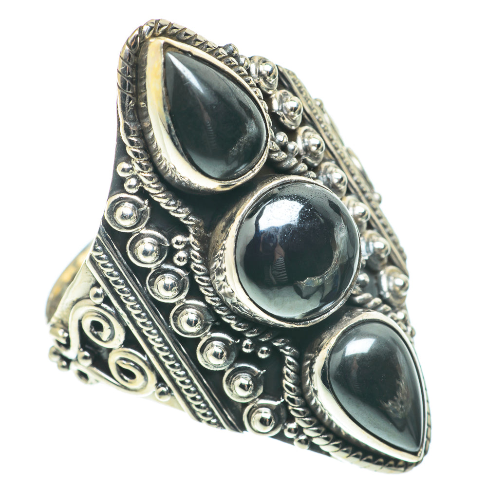 Hematite Rings handcrafted by Anasilvercos - RING65883