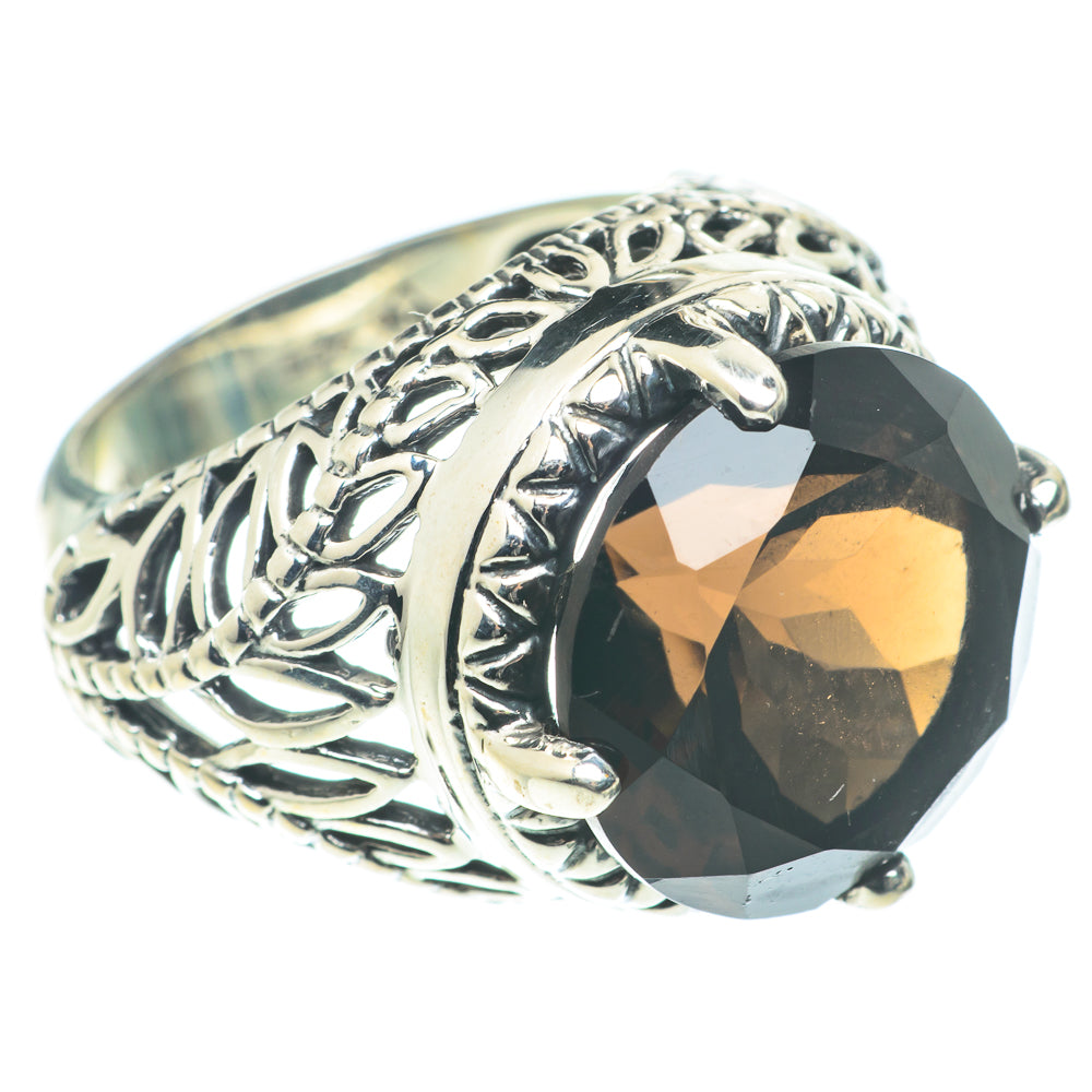 Smoky Quartz Rings handcrafted by Anasilvercos - RING65891