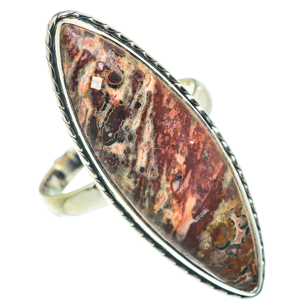 Poppy Jasper Rings handcrafted by Anasilvercos - RING65893