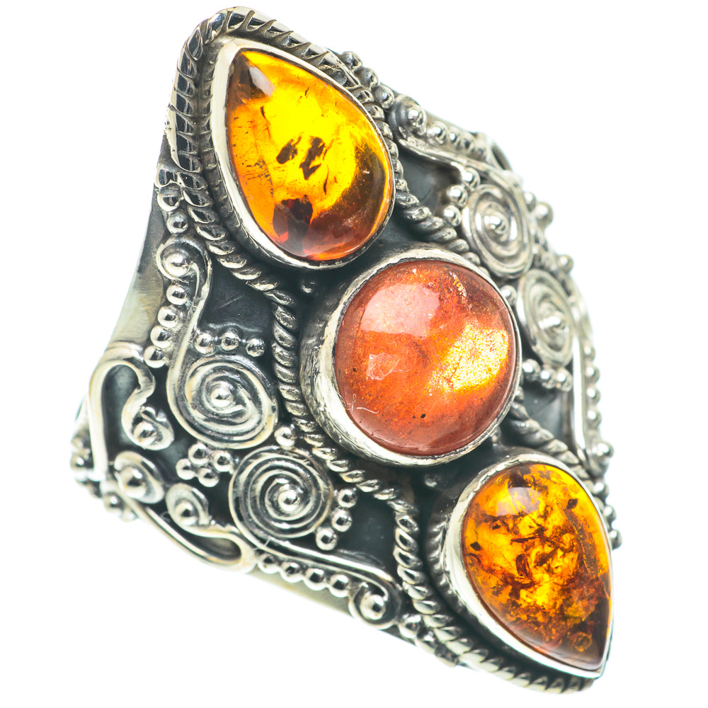 Sunstone Rings handcrafted by Anasilvercos - RING65897