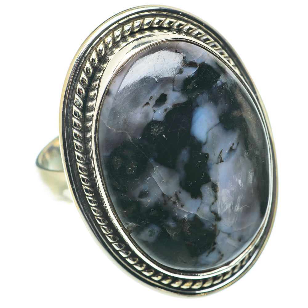 Gabbro Stone Rings handcrafted by Anasilvercos - RING65906