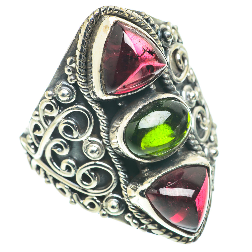 Pink Tourmaline Rings handcrafted by Anasilvercos - RING65915