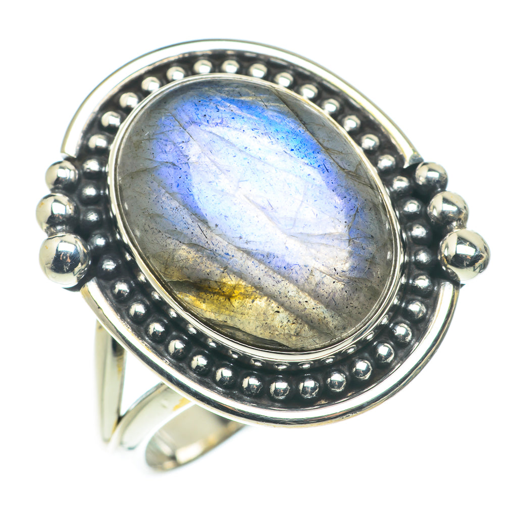 Labradorite Rings handcrafted by Anasilvercos - RING65922