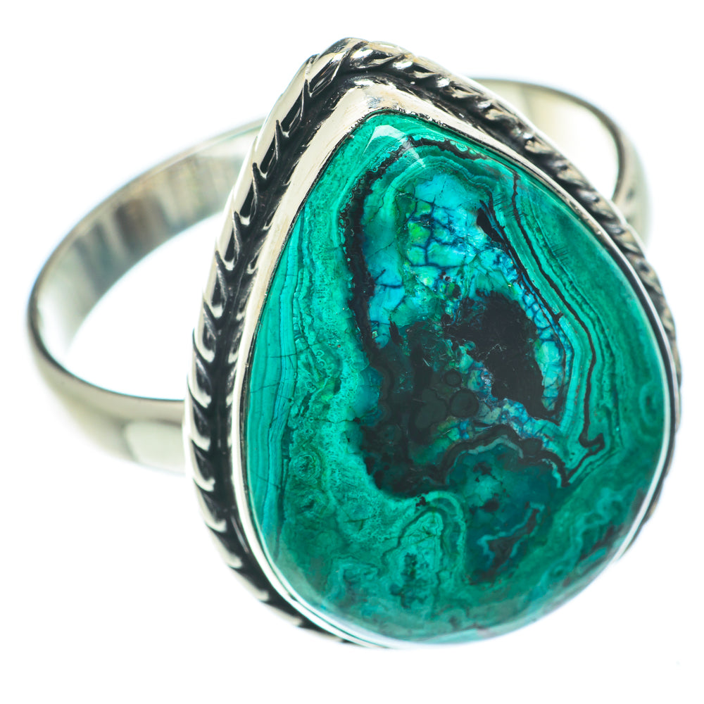 Chrysocolla Rings handcrafted by Anasilvercos - RING65927