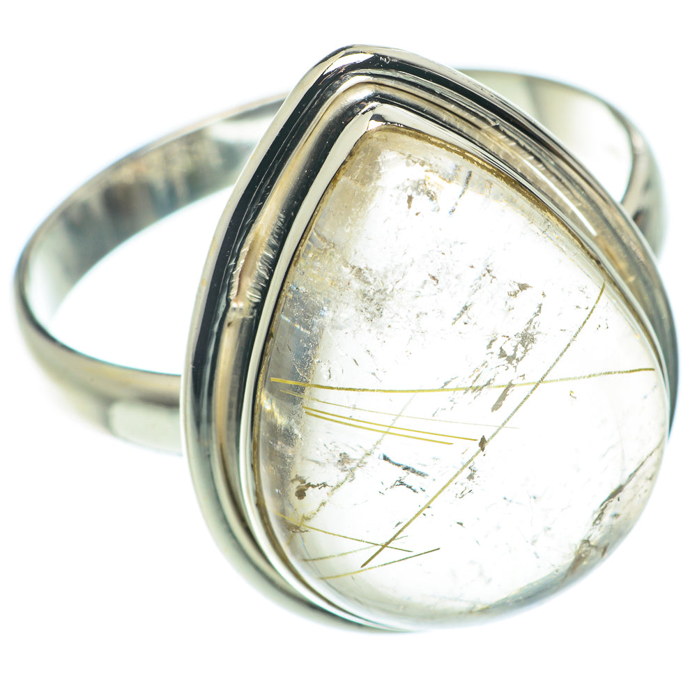 Rutilated Quartz Rings handcrafted by Anasilvercos - RING65942