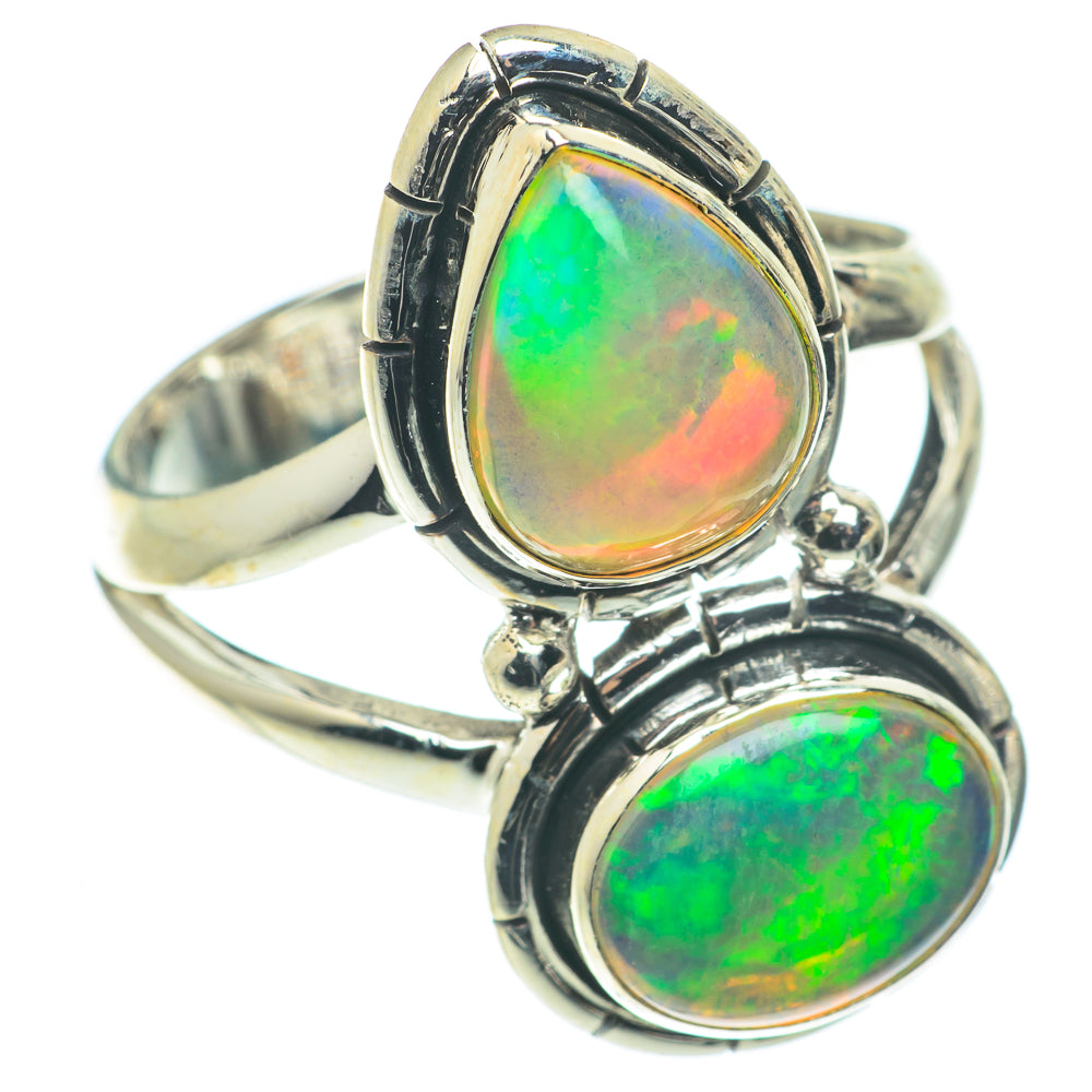 Ethiopian Opal Rings handcrafted by Anasilvercos - RING65950