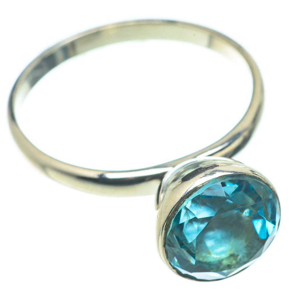 Blue Topaz Rings handcrafted by Anasilvercos - RING65955