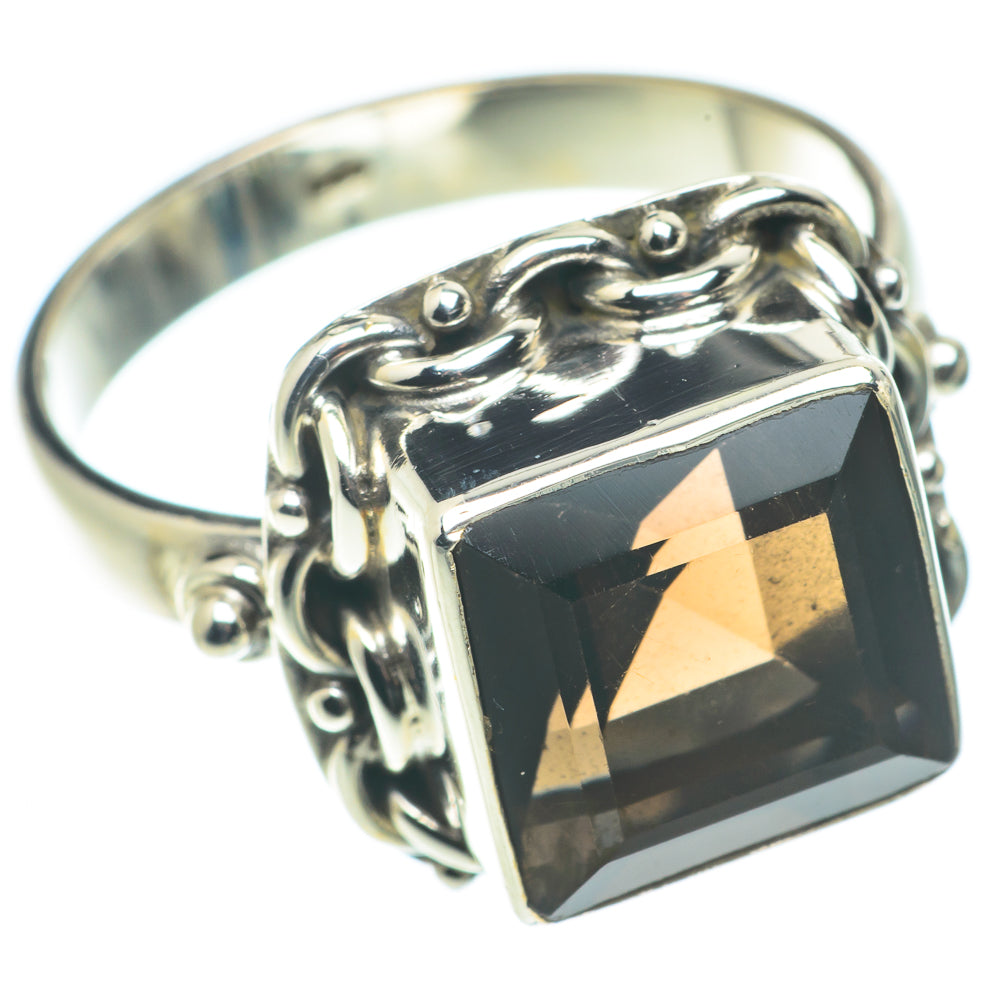 Smoky Quartz Rings handcrafted by Anasilvercos - RING65963