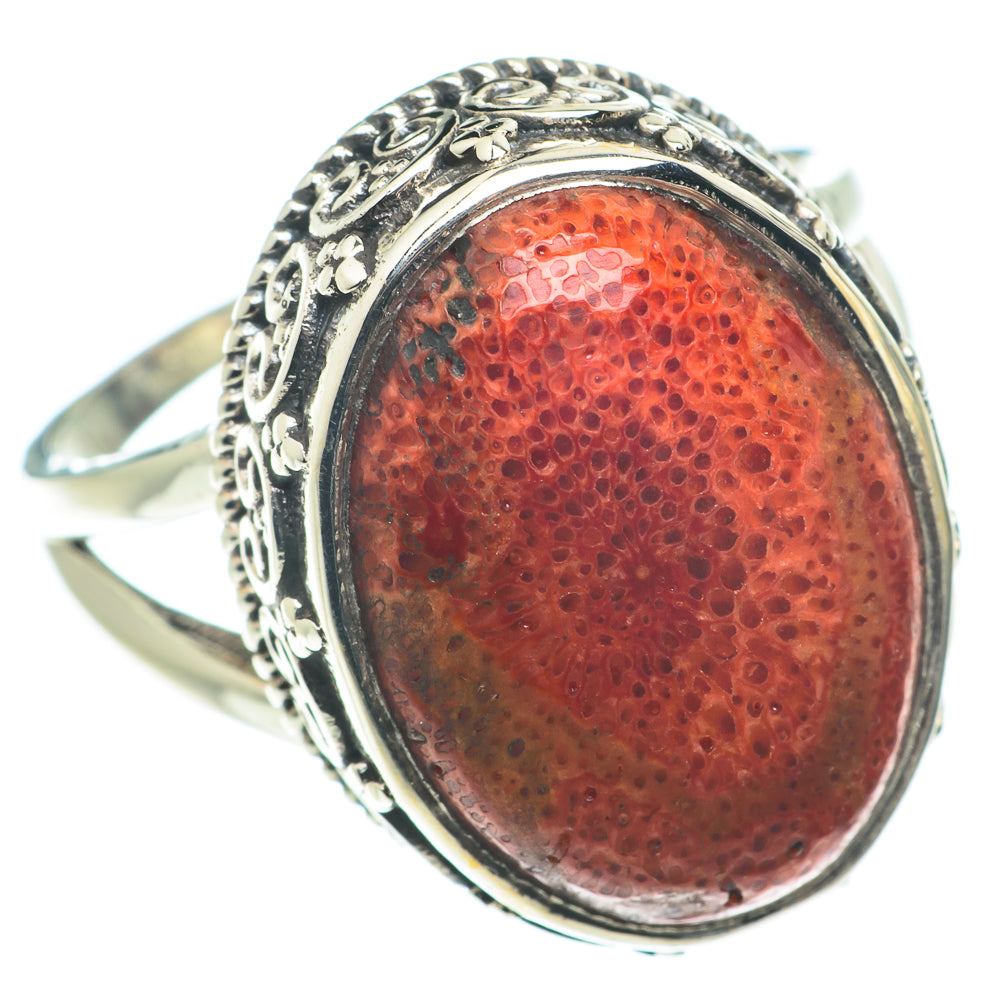 Sponge Coral Rings handcrafted by Anasilvercos - RING65965