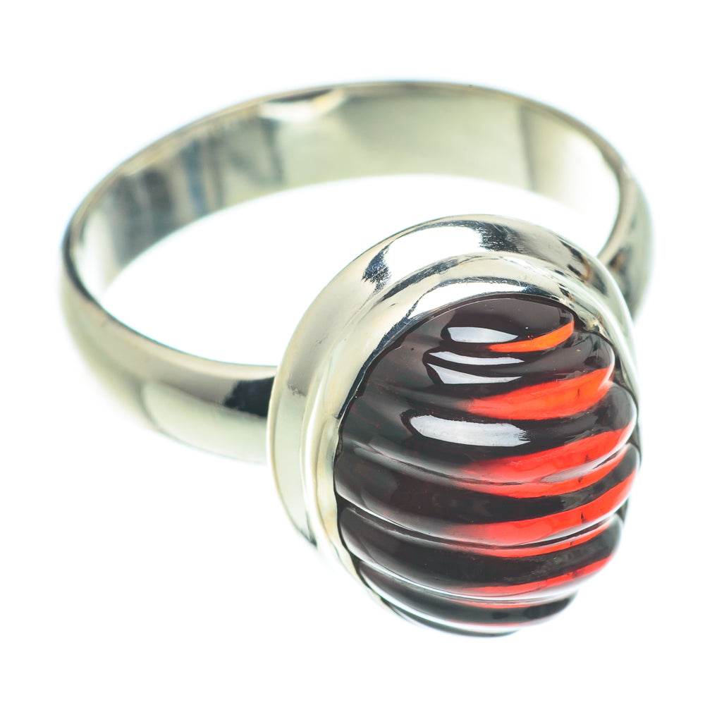 Garnet Rings handcrafted by Anasilvercos - RING65969