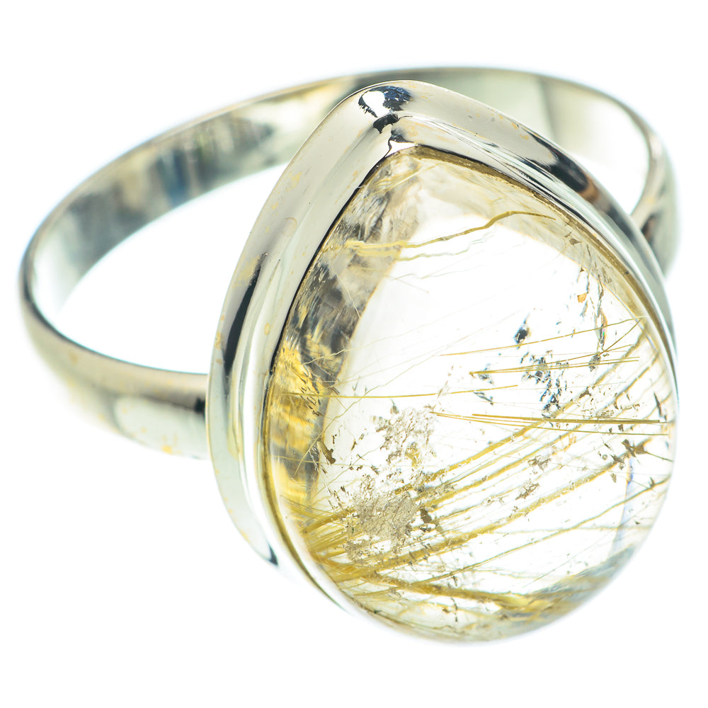 Rutilated Quartz Rings handcrafted by Anasilvercos - RING65972