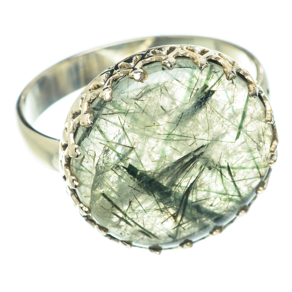 Tourmalinated Quartz Rings handcrafted by Anasilvercos - RING65977