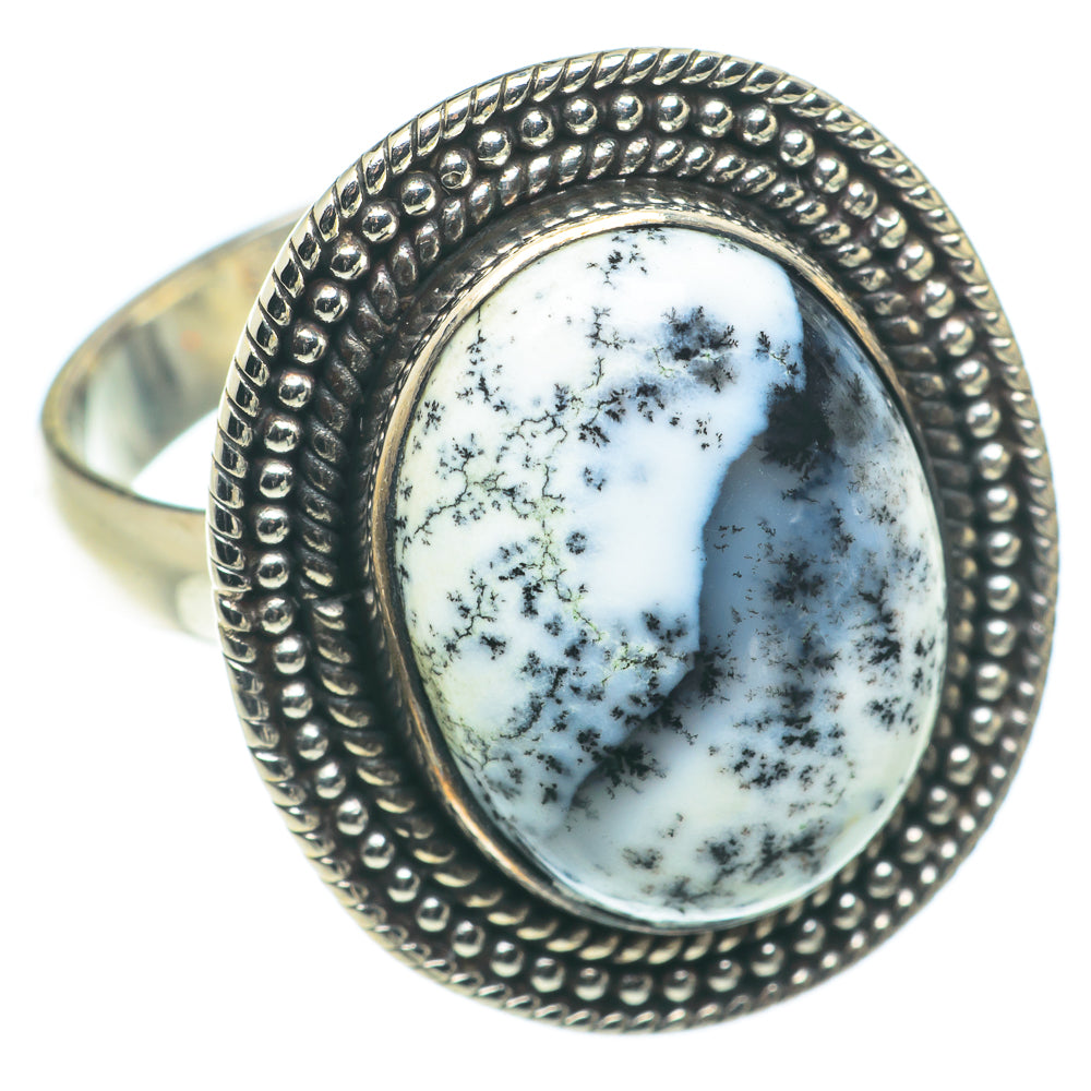Dendritic Opal Rings handcrafted by Anasilvercos - RING65978
