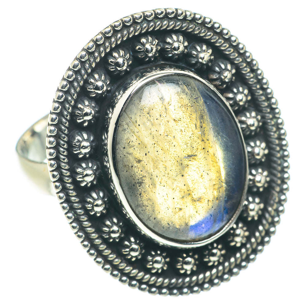 Labradorite Rings handcrafted by Anasilvercos - RING65982