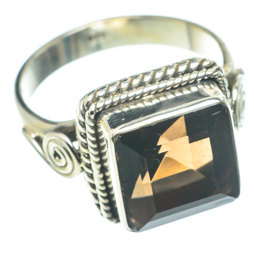 Smoky Quartz Rings handcrafted by Anasilvercos - RING65987