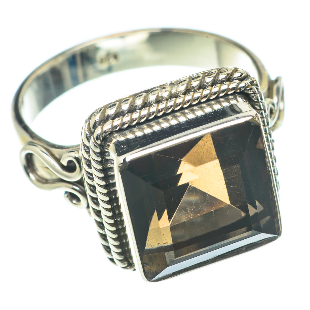 Smoky Quartz Rings handcrafted by Anasilvercos - RING65989