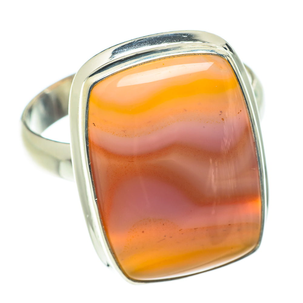 Botswana Agate Rings handcrafted by Anasilvercos - RING65991