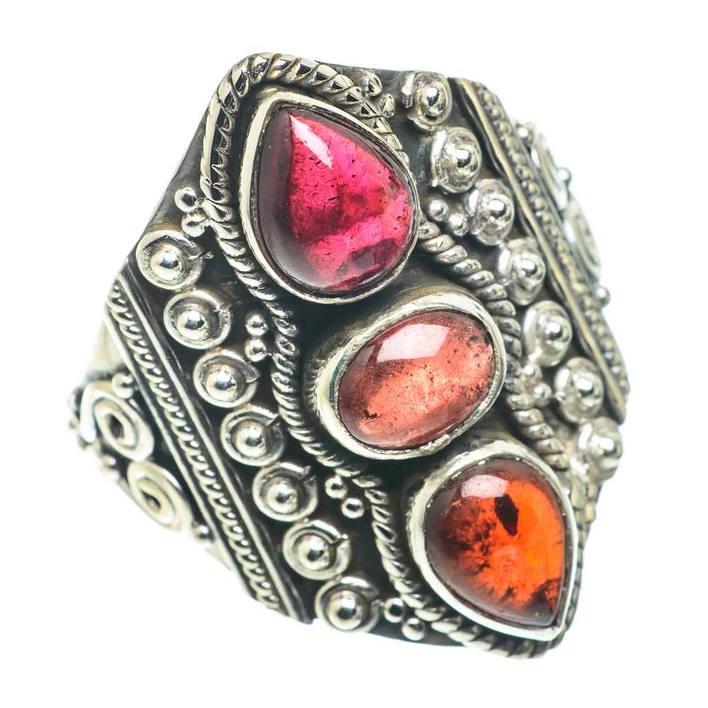 Garnet Rings handcrafted by Anasilvercos - RING65995
