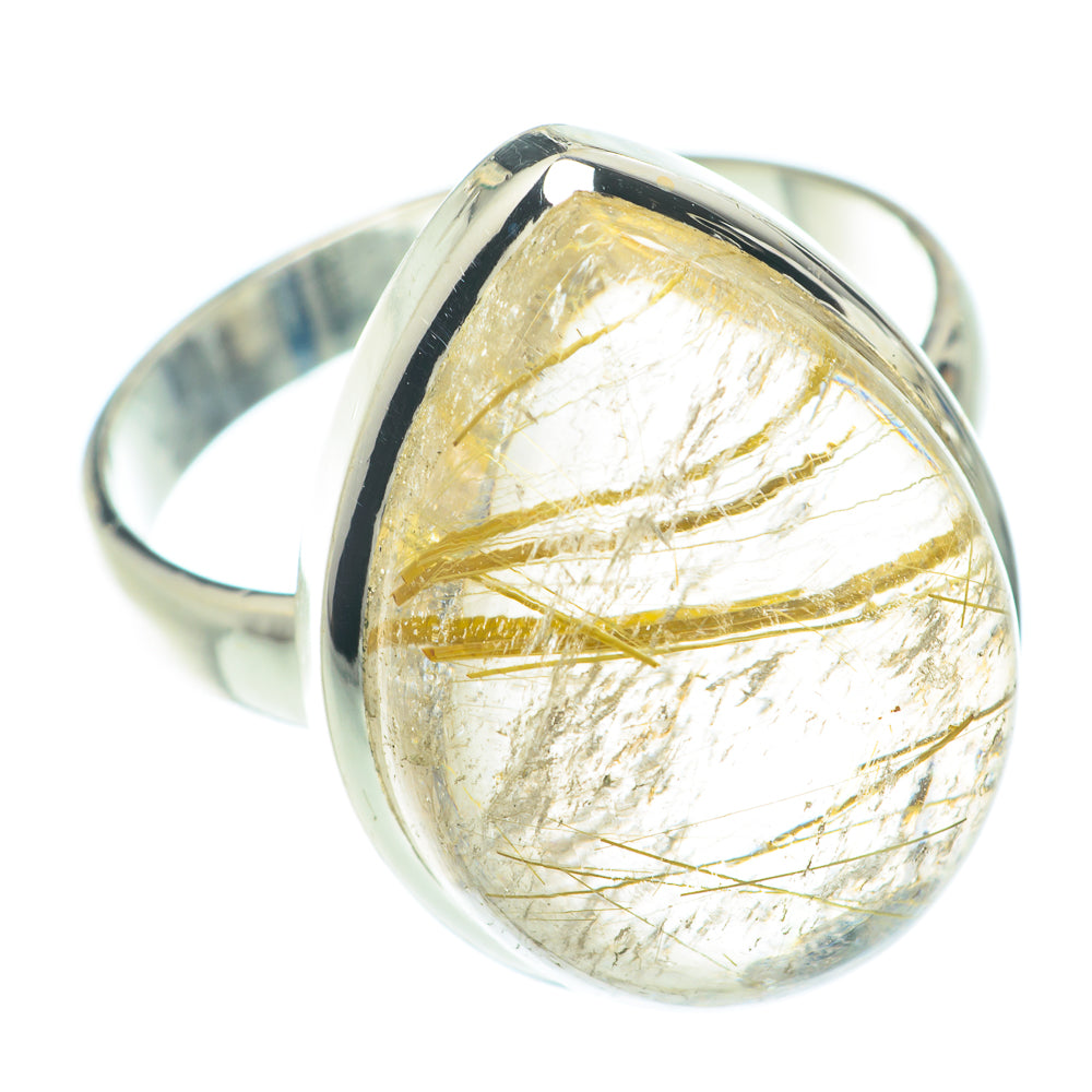 Rutilated Quartz Rings handcrafted by Anasilvercos - RING65997