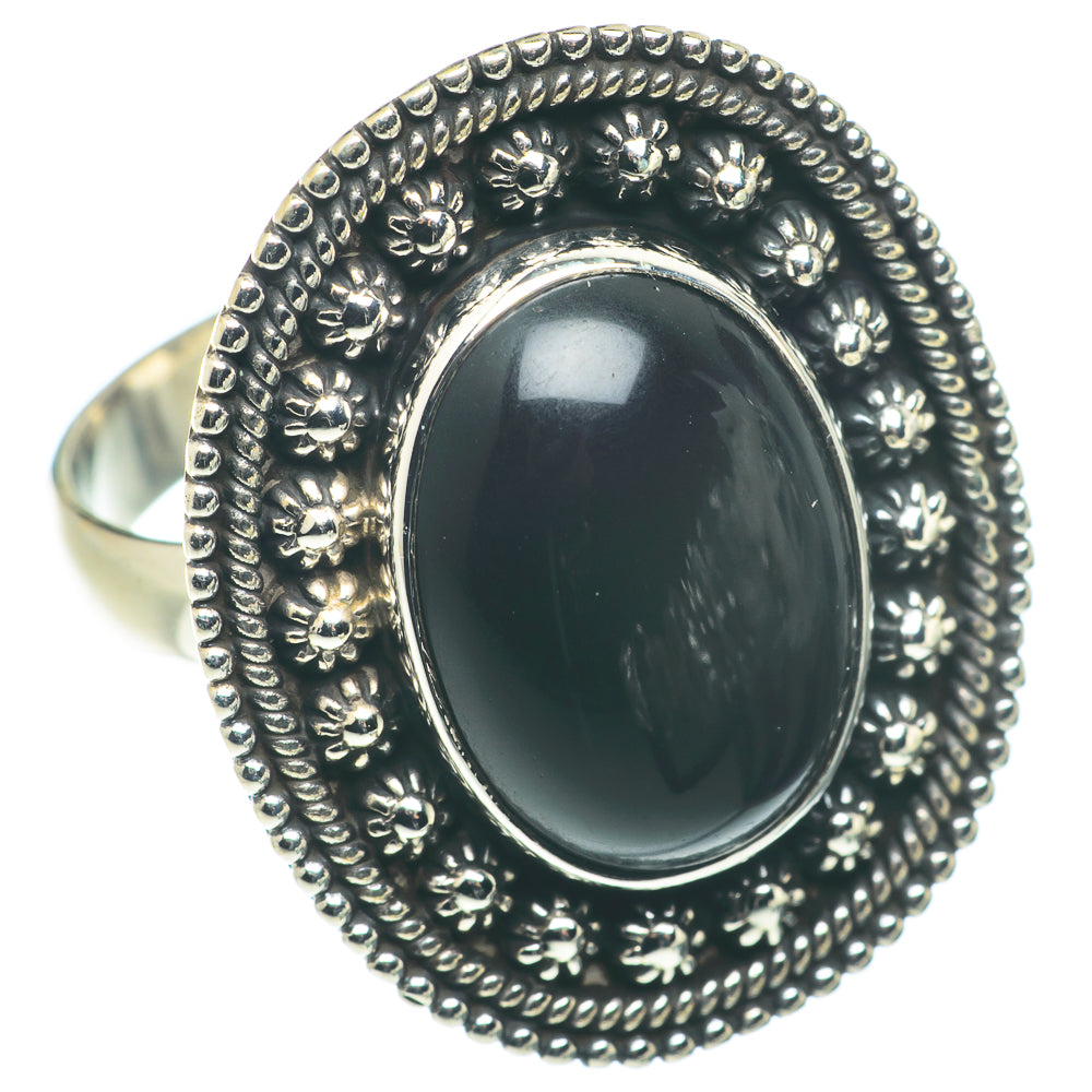 Black Onyx Rings handcrafted by Anasilvercos - RING66001
