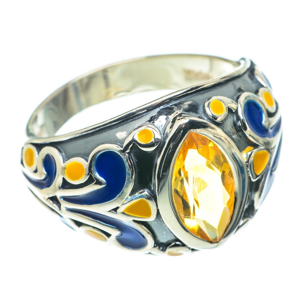 Citrine Rings handcrafted by Anasilvercos - RING66006