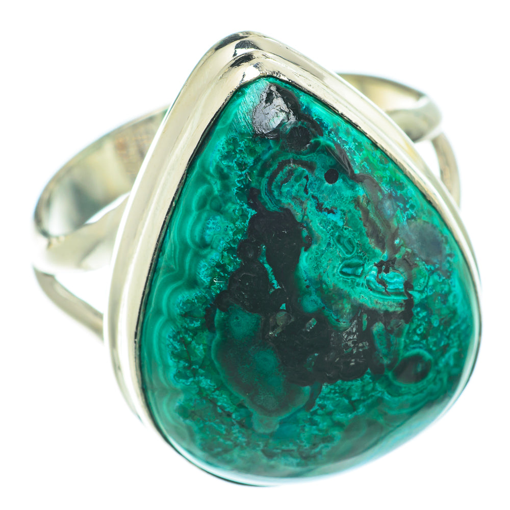 Chrysocolla Rings handcrafted by Anasilvercos - RING66015
