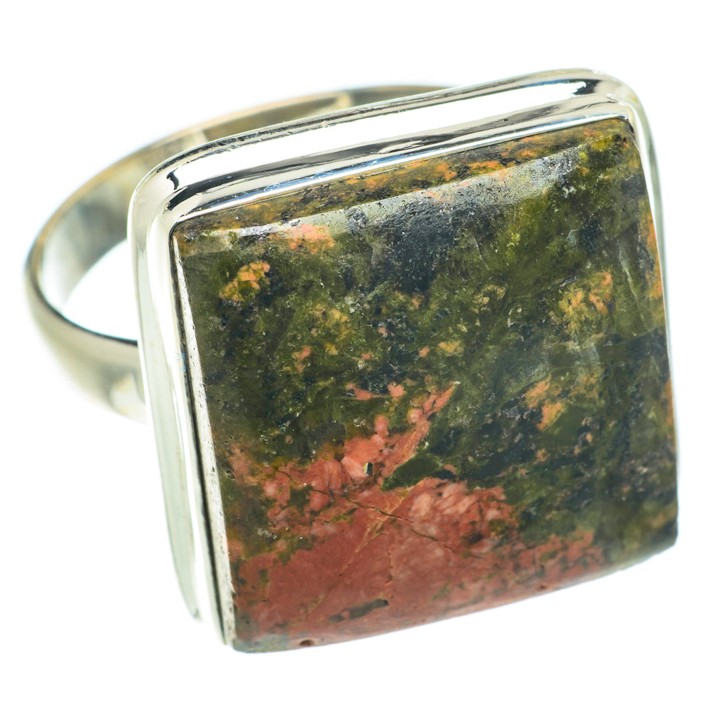 Unakite Rings handcrafted by Anasilvercos - RING66016