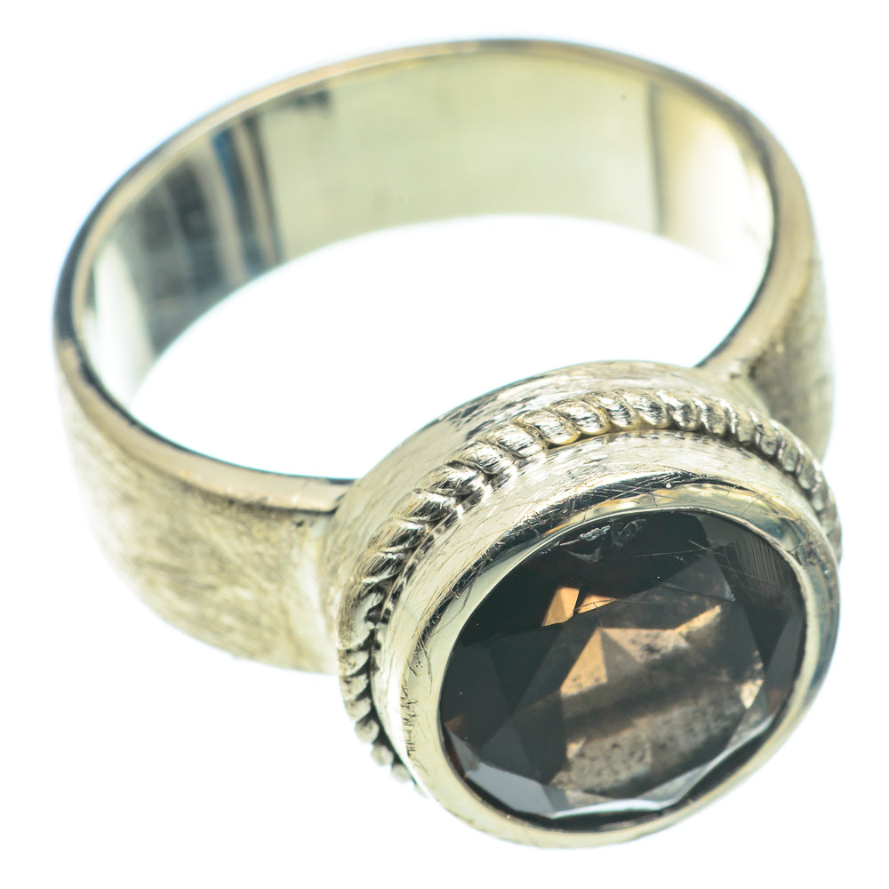 Smoky Quartz Rings handcrafted by Anasilvercos - RING66018