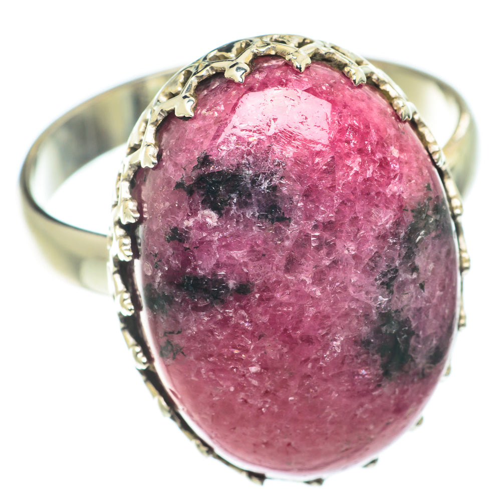 Rhodonite Rings handcrafted by Anasilvercos - RING66023